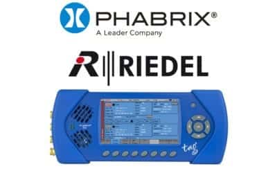 PHABRIX and Riedel partner to expand on the 2110 & 2022-6 functionalities in Sx TAG IP